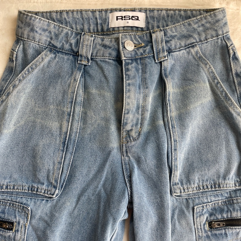 RSQ Women’s High-Rise Light Blue Denim Jeans